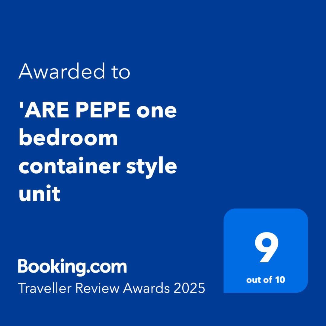 'Are Pepe One Bedroom Container Style Unit Rarotonga Exterior foto